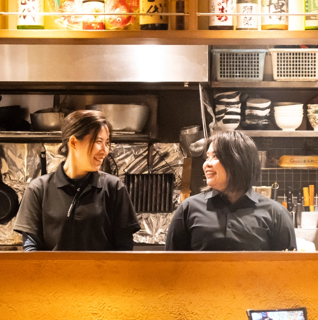 笑顔スタッフ2名