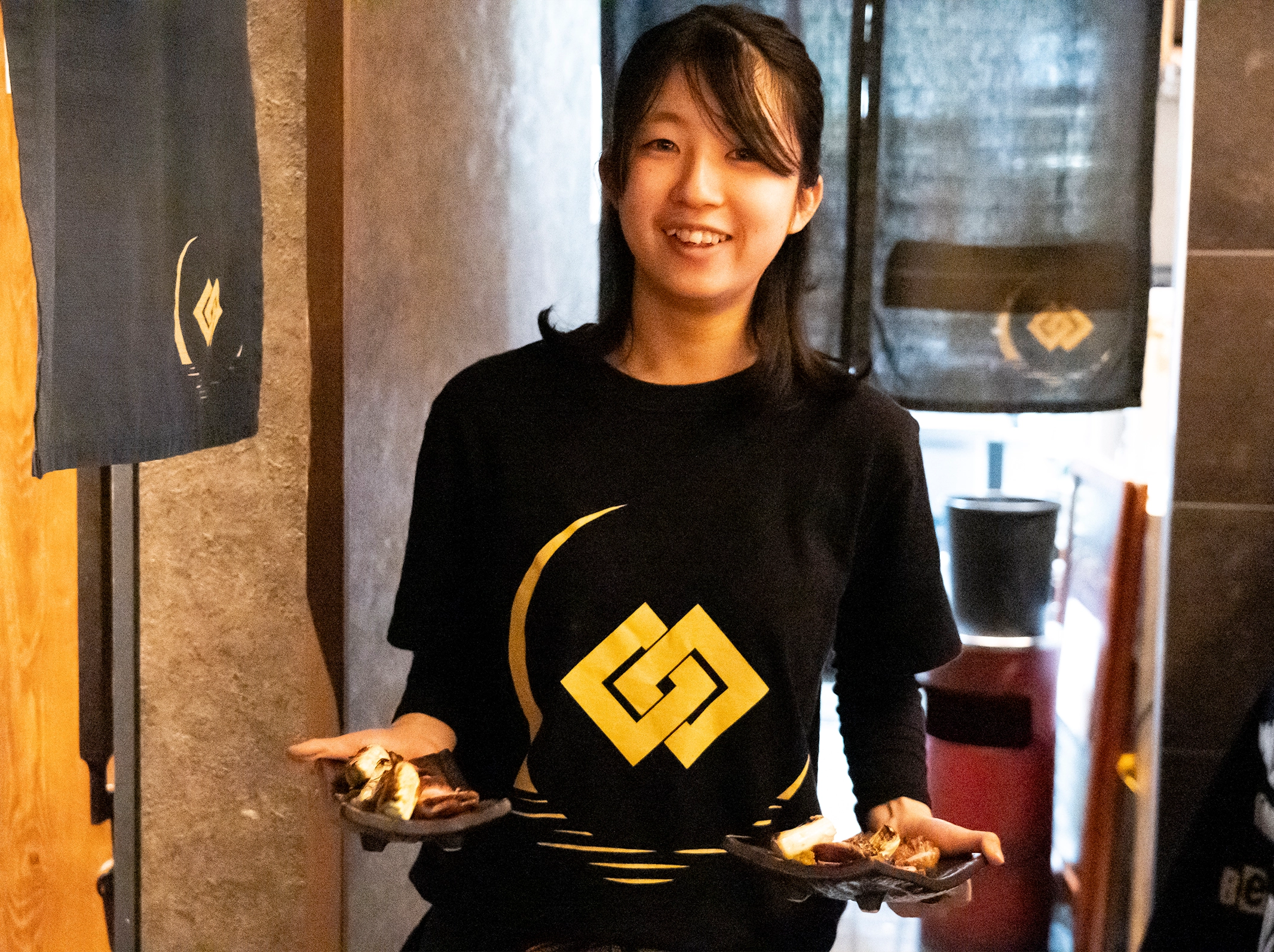 笑顔のスタッフ