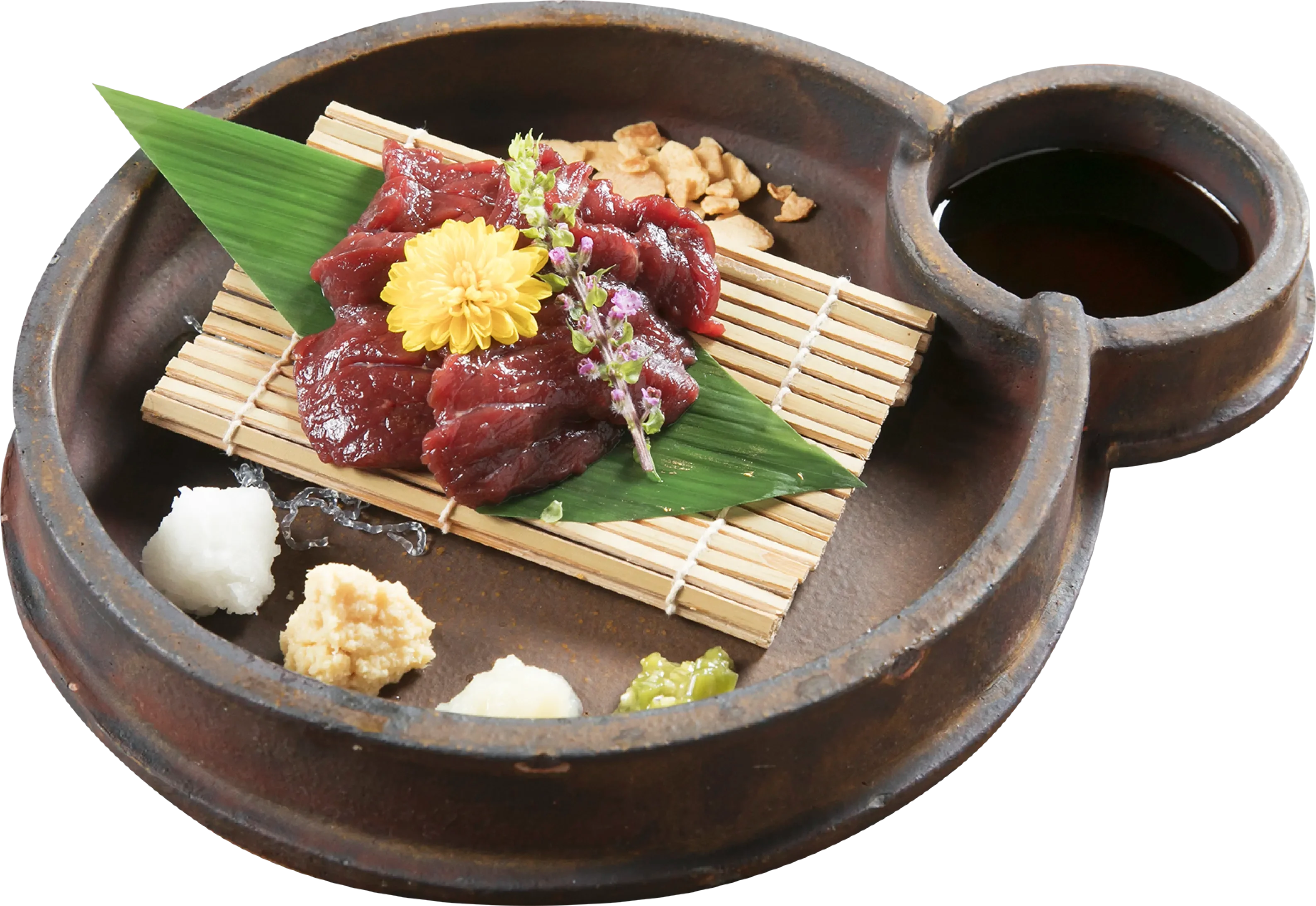 馬刺しの盛り合わせ